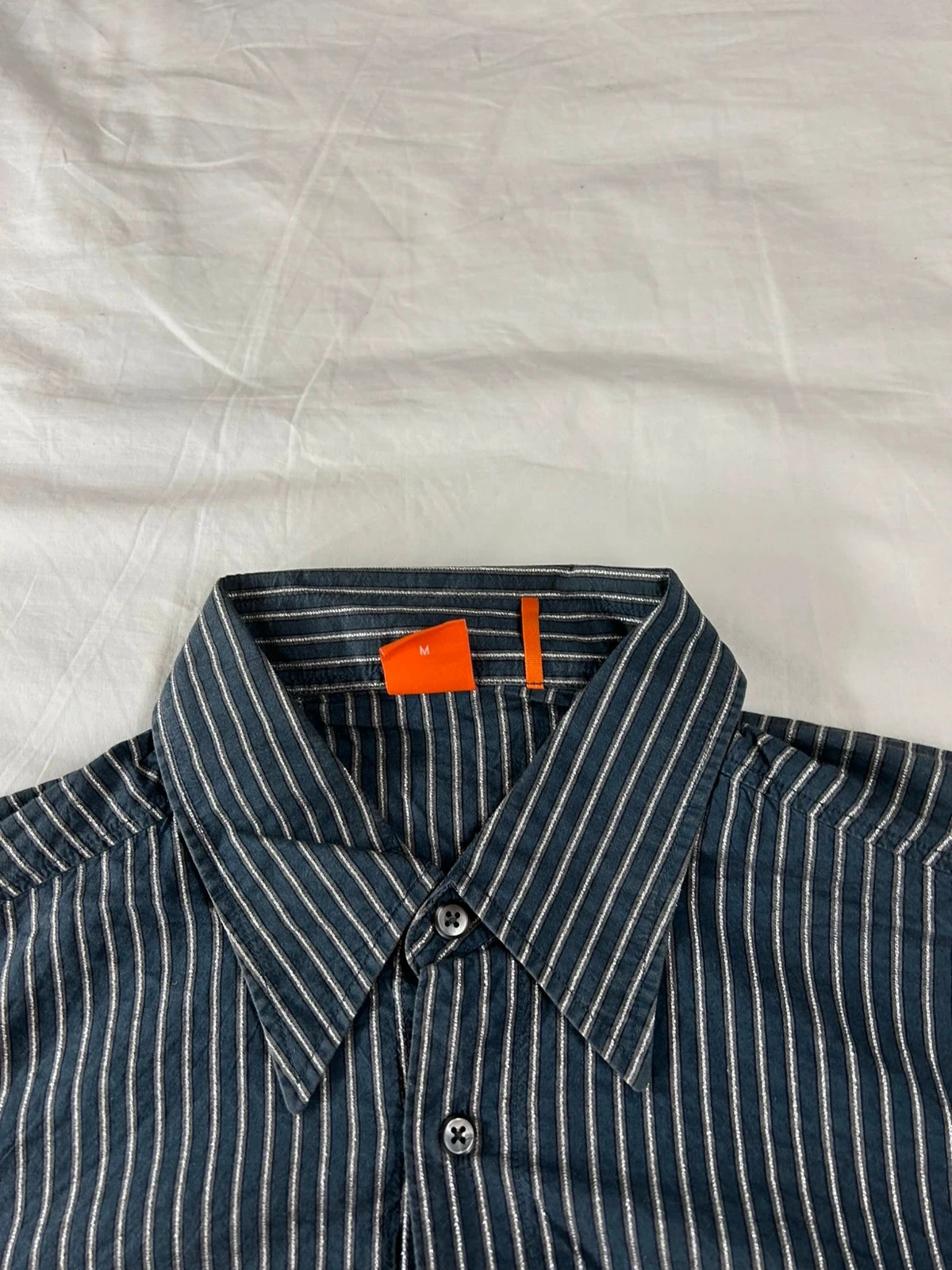 Camisa a rayas vintage Hugo Boss – photo 8